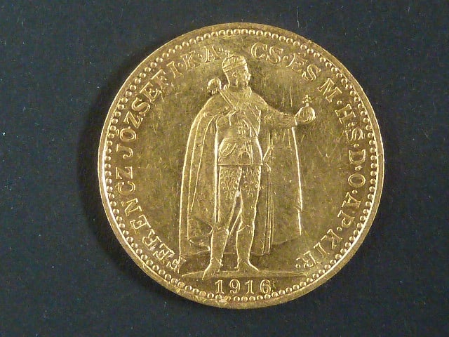 20 Koruna 1916 KB se znakem Bosny, NGC MS61
