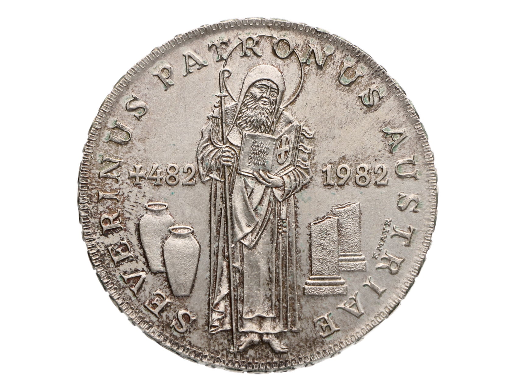 500 Schilling 1982 - 1500. výročí úmrtí svatého Severina_