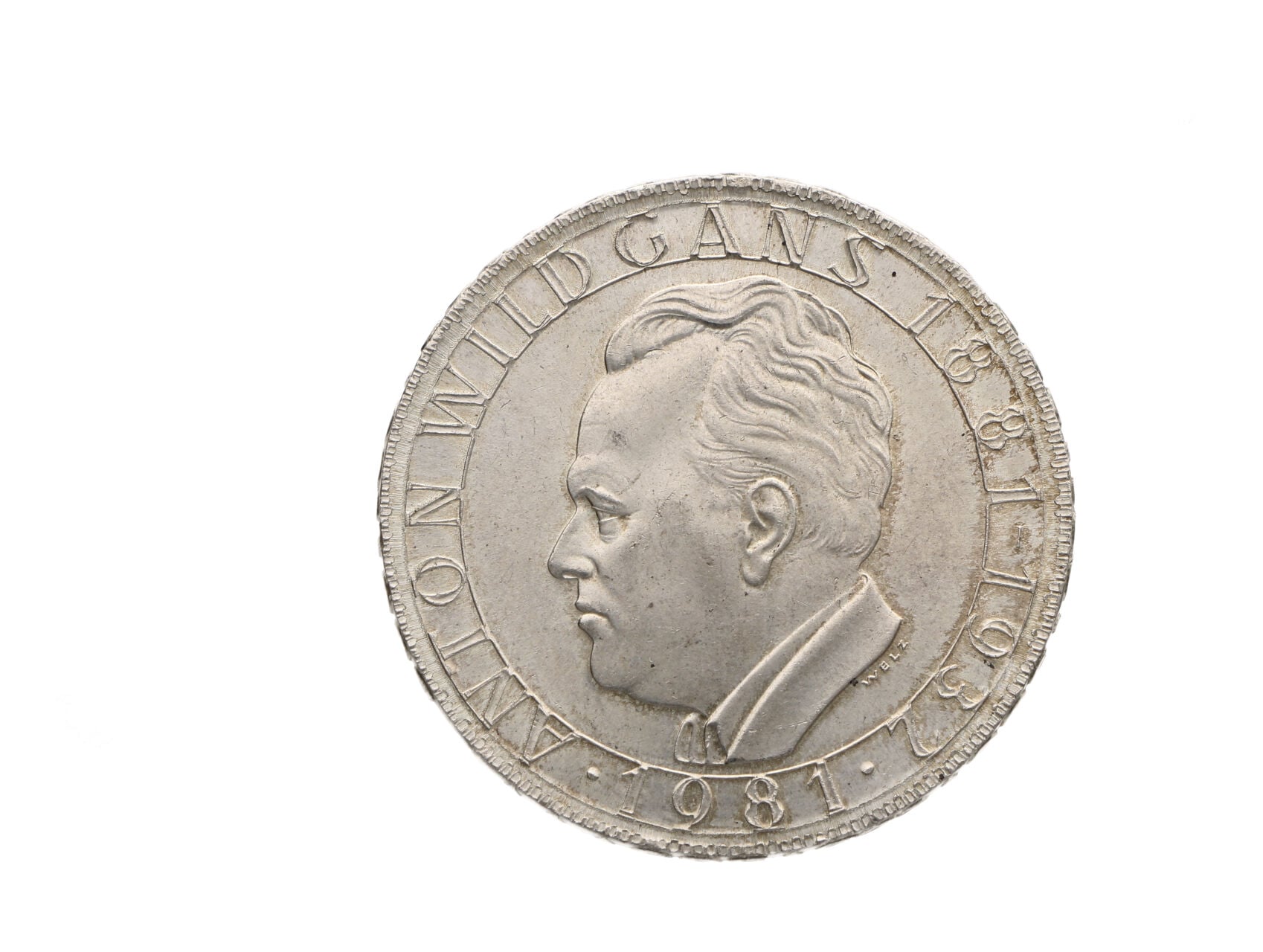 500 Schilling 1981 - 100. výročí narození Antona Wildganse_