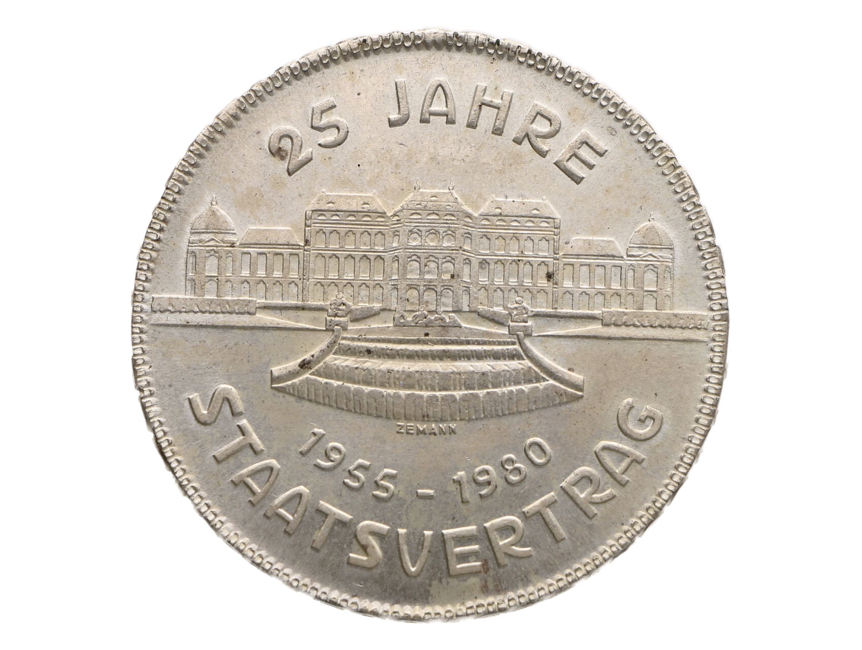 500 Schilling 1980 - 25. výročí státní smlouvy_