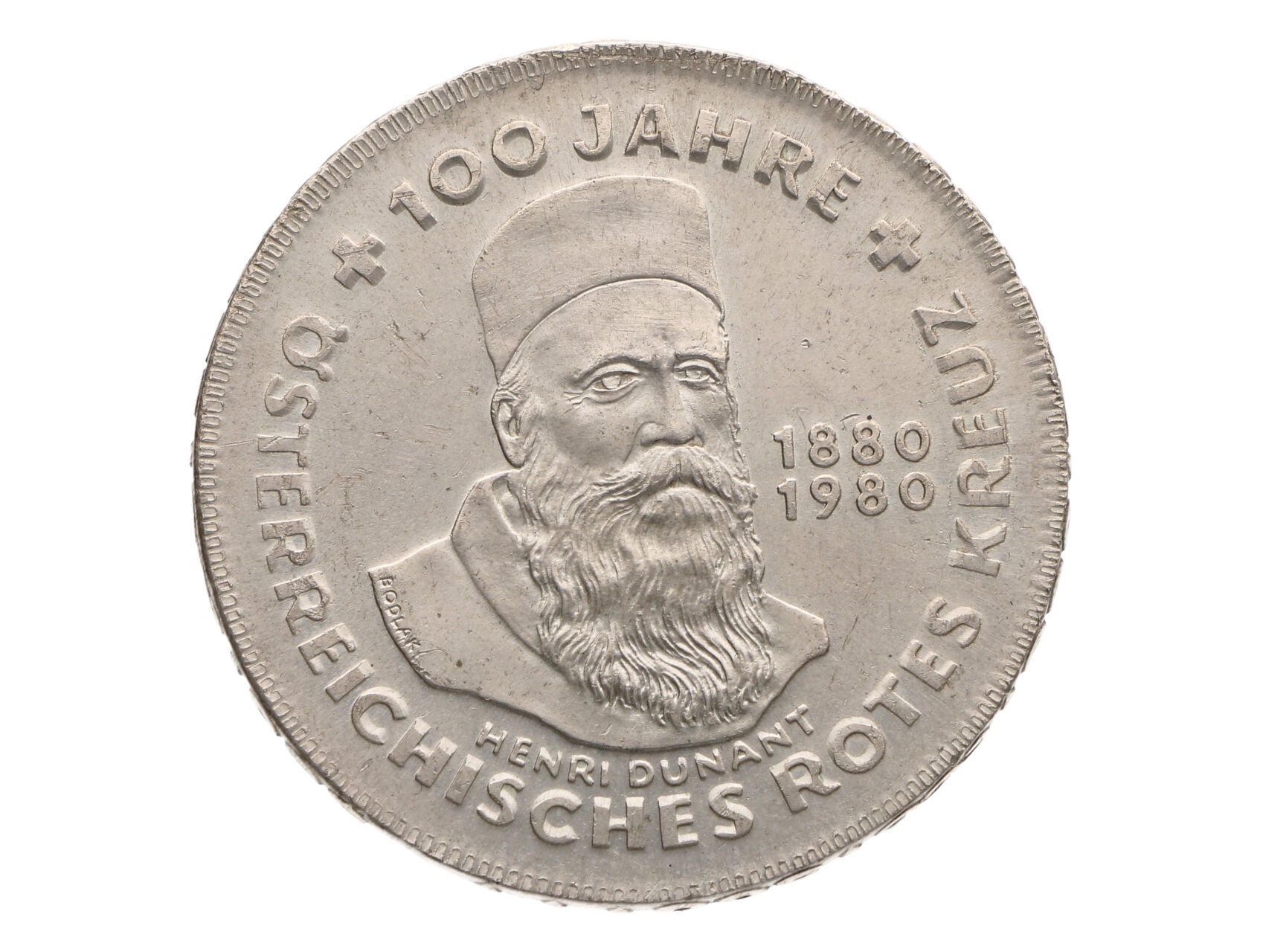 500 Schilling 1980 - 100. výročí Rakouského červeného kříže_