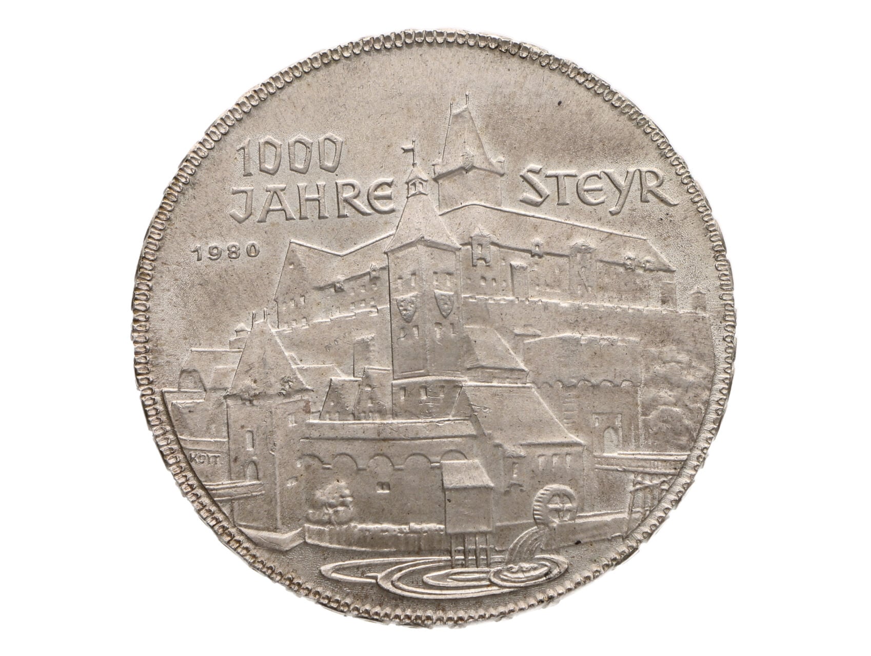 500 Schilling 1980 - 1000. výročí Steyru_