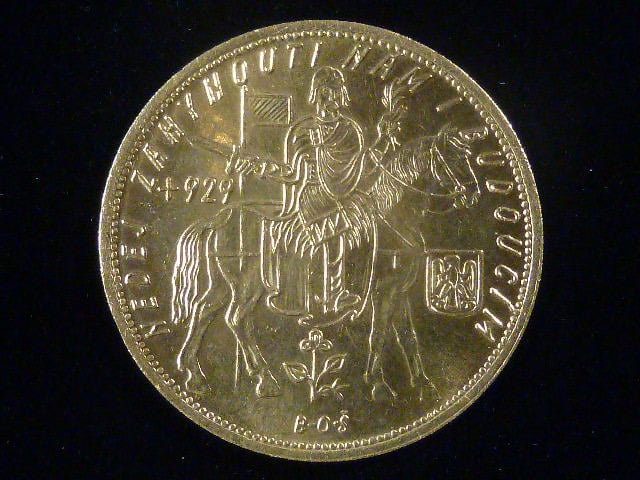 5 Dukát 1933 sv. Václav, náklad 1752 kusů