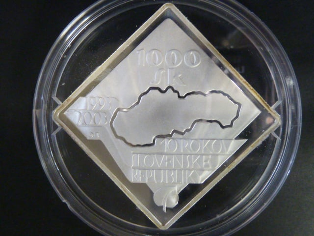 1000 Sk 2003 10. výročí vzniku SR