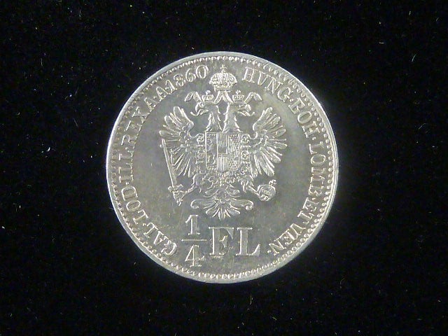 1/4 Zlatník 1860B