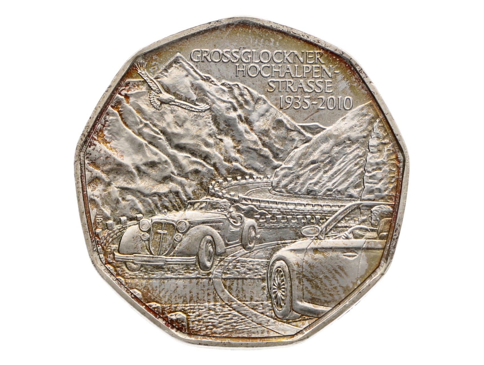 5 Euro 2010, Grossglockner, Ag 0.800, 10g_