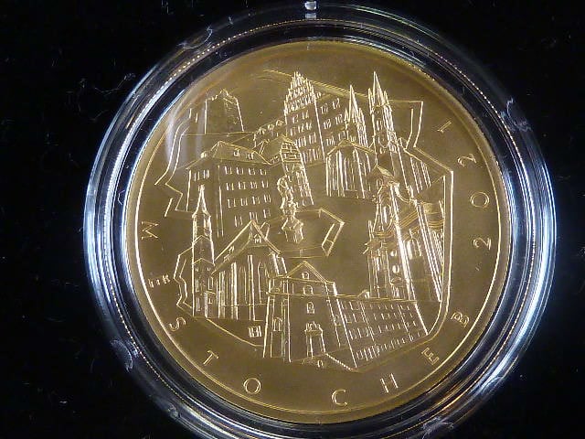 5000 Kč 2021 Městské památkové rezervace - město Cheb, 1/2 OZ