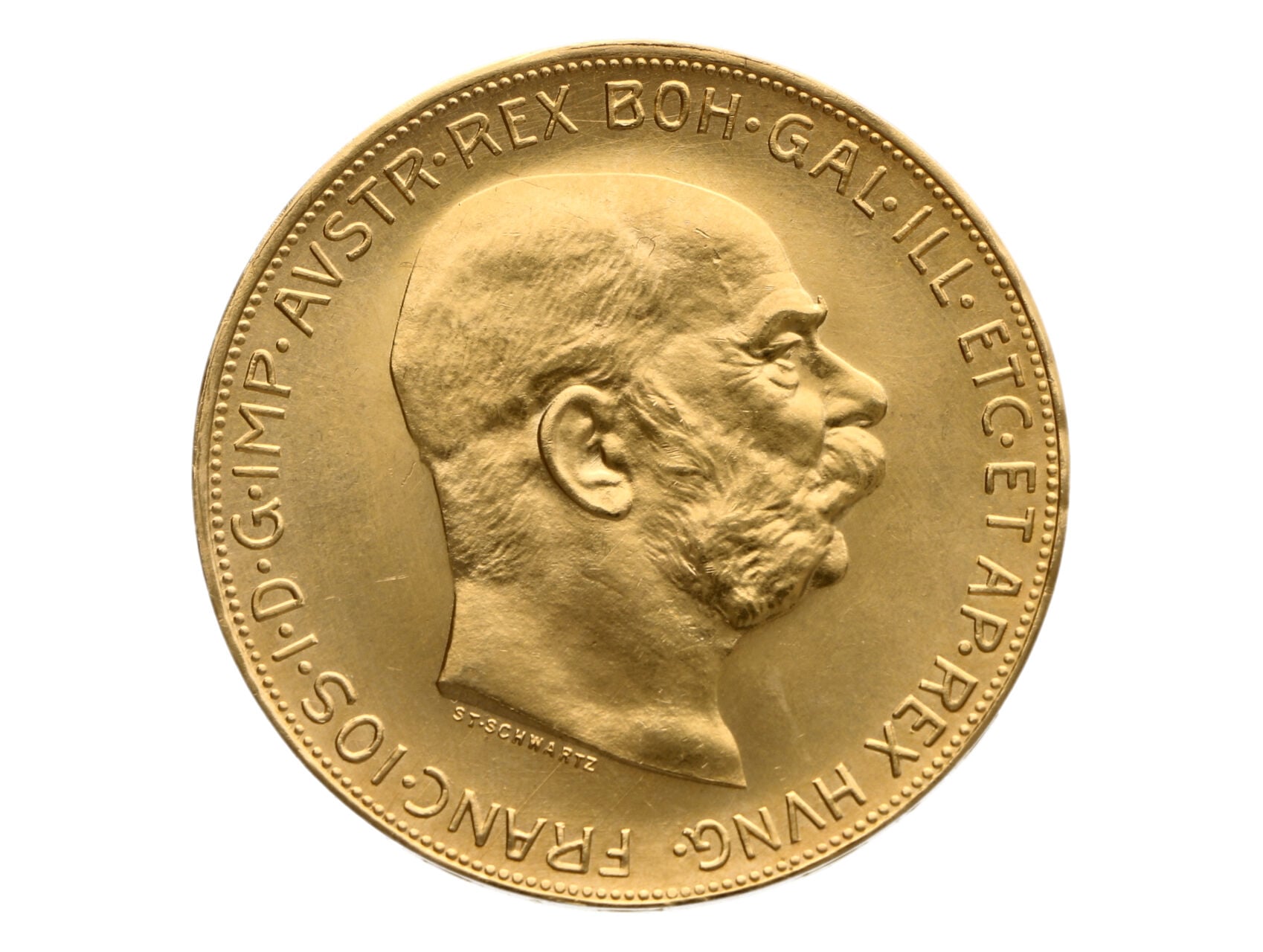 100 Korona 1915 Novoražba - 33,88g, 0.900 Au_