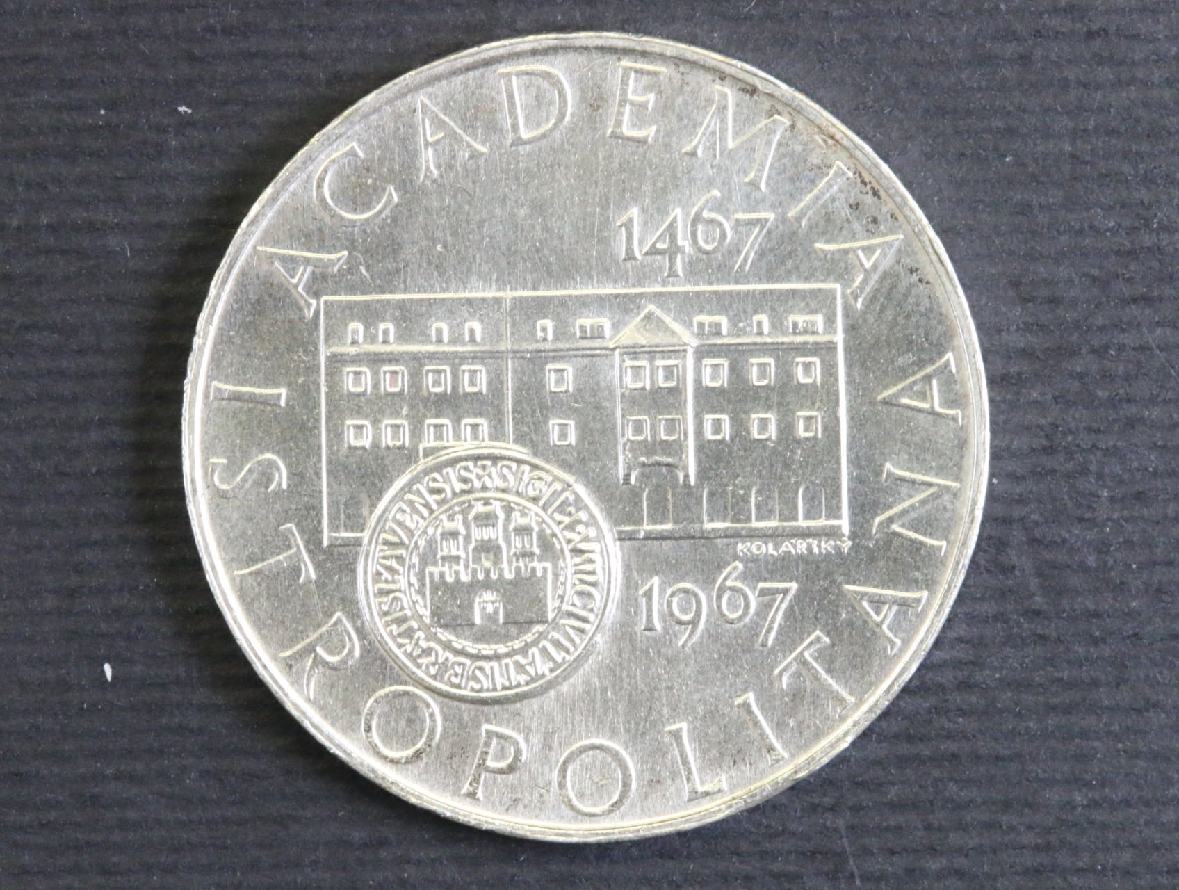 10 Kčs 1967 - 500. výročí založení Academie Istropolitany_
