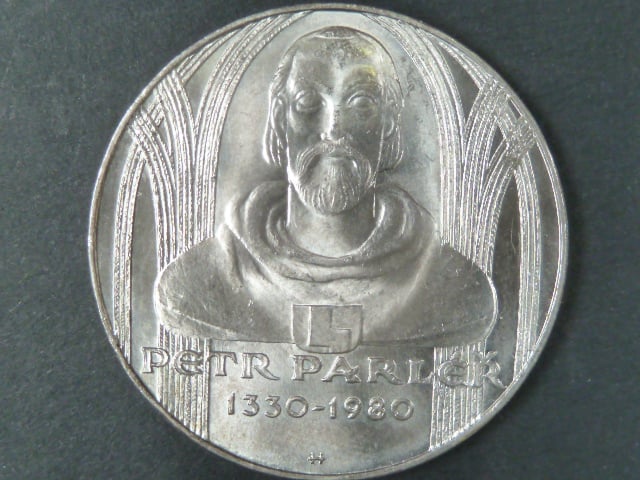 100 Kčs 1980 650.výročí narození P.Parléře