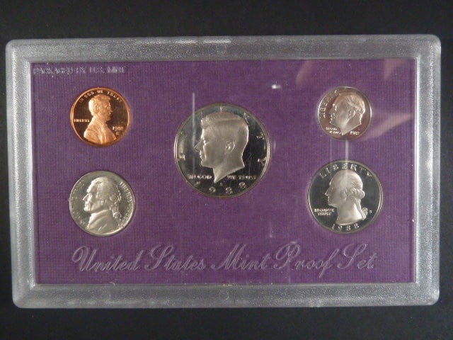 Sada proof oběžných mincí 1988, Mint Coin Set