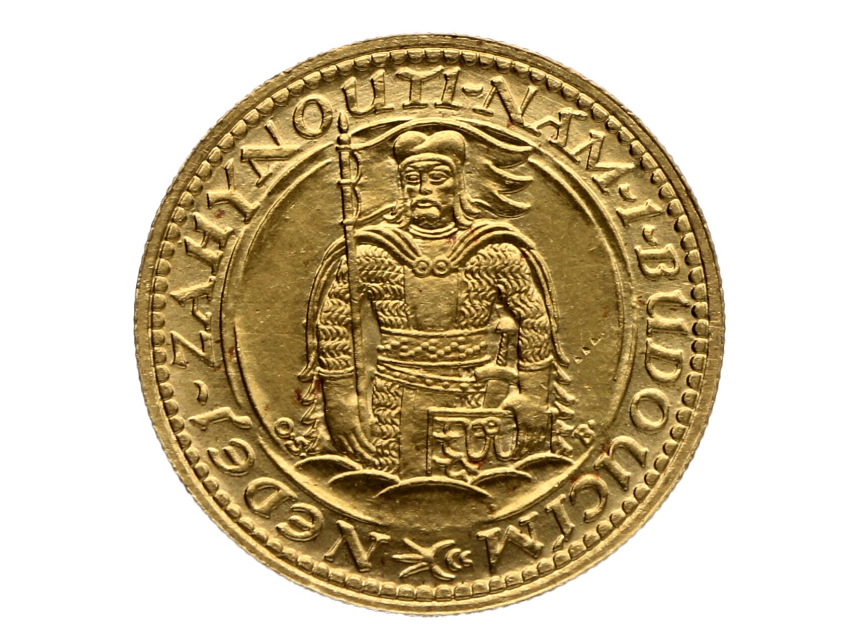 Dukát 1928 sv. Václav, náklad 18983 kusů_