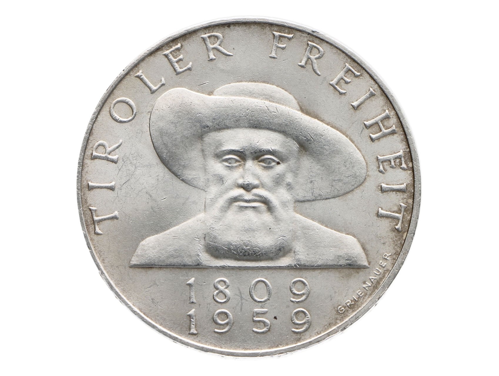 50 Schilling 1959 - 150. výročí osvobození Tyrolska_