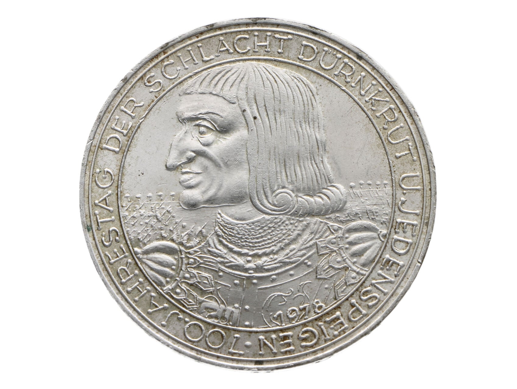 100 Schilling 1978 - 700. výročí bitvy u Dürnkrutu a Jedenspeigenu_