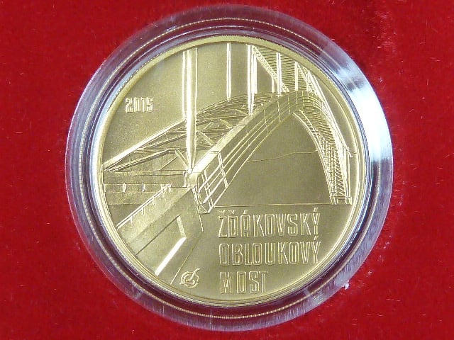 5000 Kč 2015 Mosty - Žďákovský obloukový most, 1/2 OZ