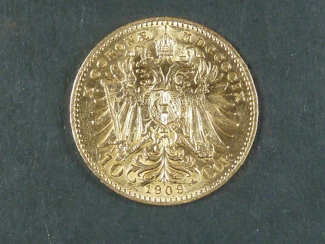 10 Koruna 1909 typ Marschall