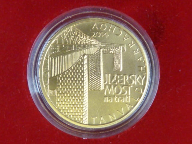 5000 Kč 2014 Mosty - Jizerský most na trati Tanwald - Harrachov, 1/2 OZ