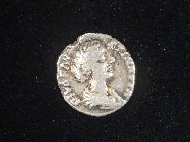 Denár, rok 176 n.l. - Faustina Minor (posmrtná ražba)