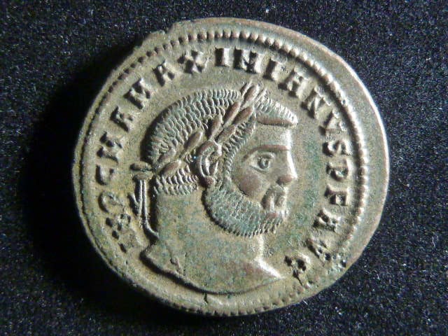 Follis, rok 296-297 n.l. - Maximianus Herculius, mincovna Heraklea