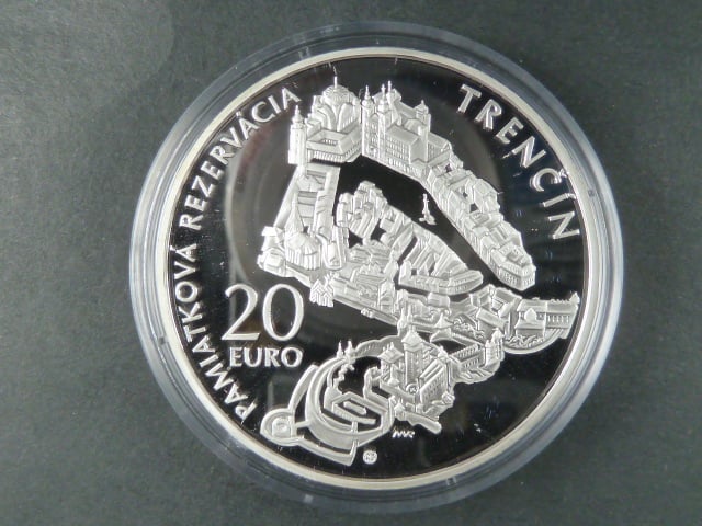 20 Euro 2011 Pamiatková rezervácia Trenčín