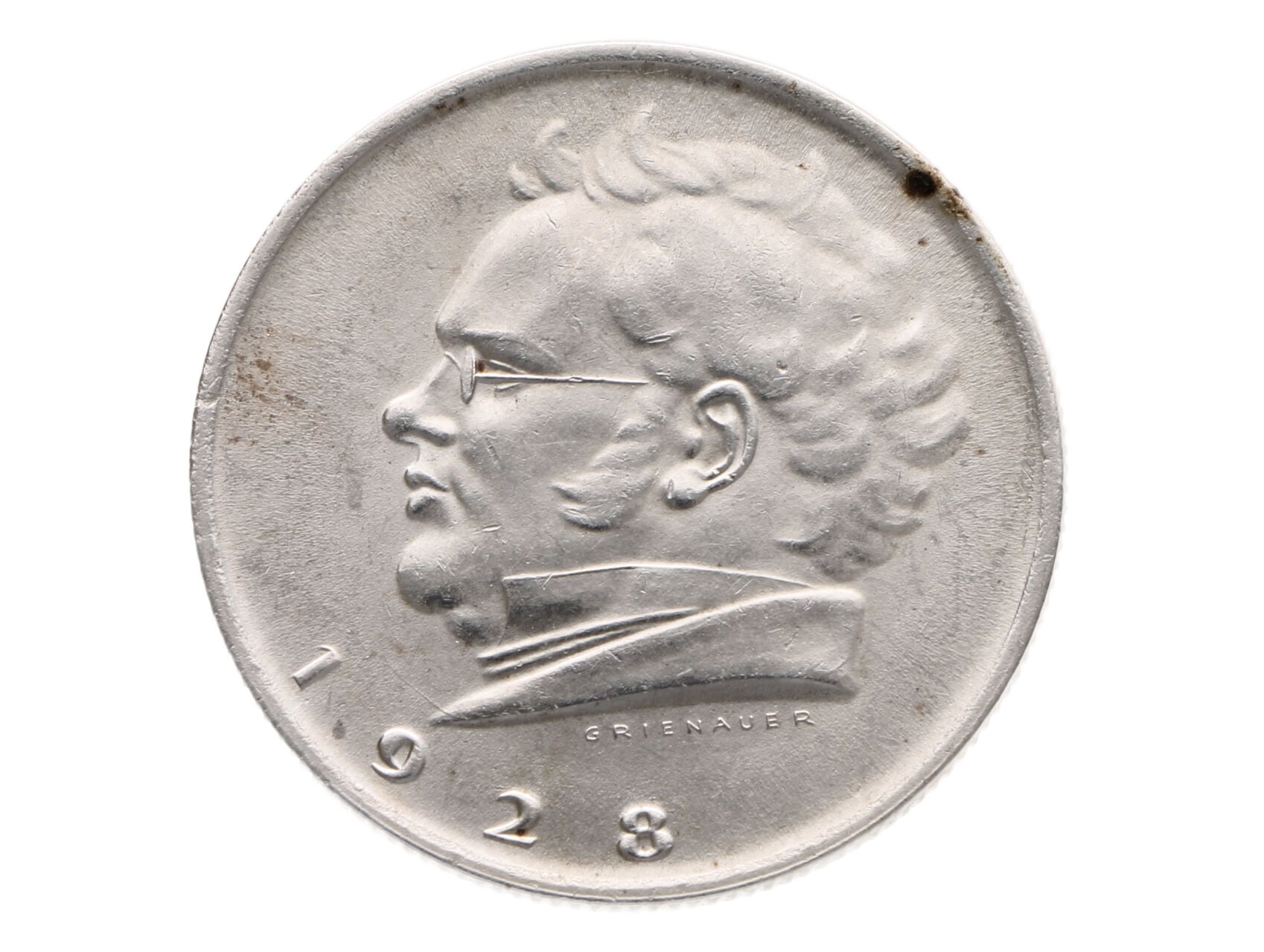 2 Schilling 1928 - 100. výročí úmrtí Franze Schuberta_