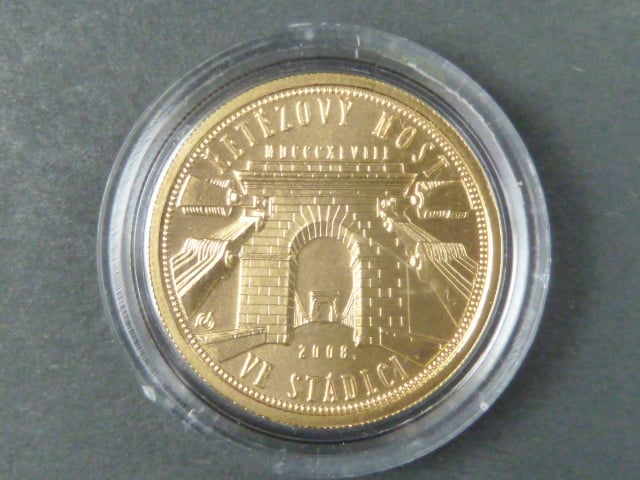 2500 Kč 2007 Kulturní památka - řetězový most ve Stádlci, 1/4 OZ