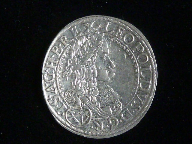 XV krejcar 1662 W, Vídeň, opis tečky, Andrea Cetto, N 23