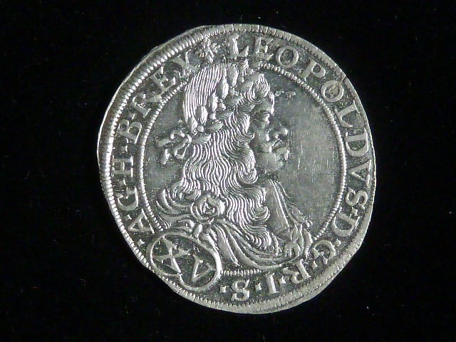 XV krejcar 1664 W, Vídeň, Andrea Cetto, změny v opise, N 23