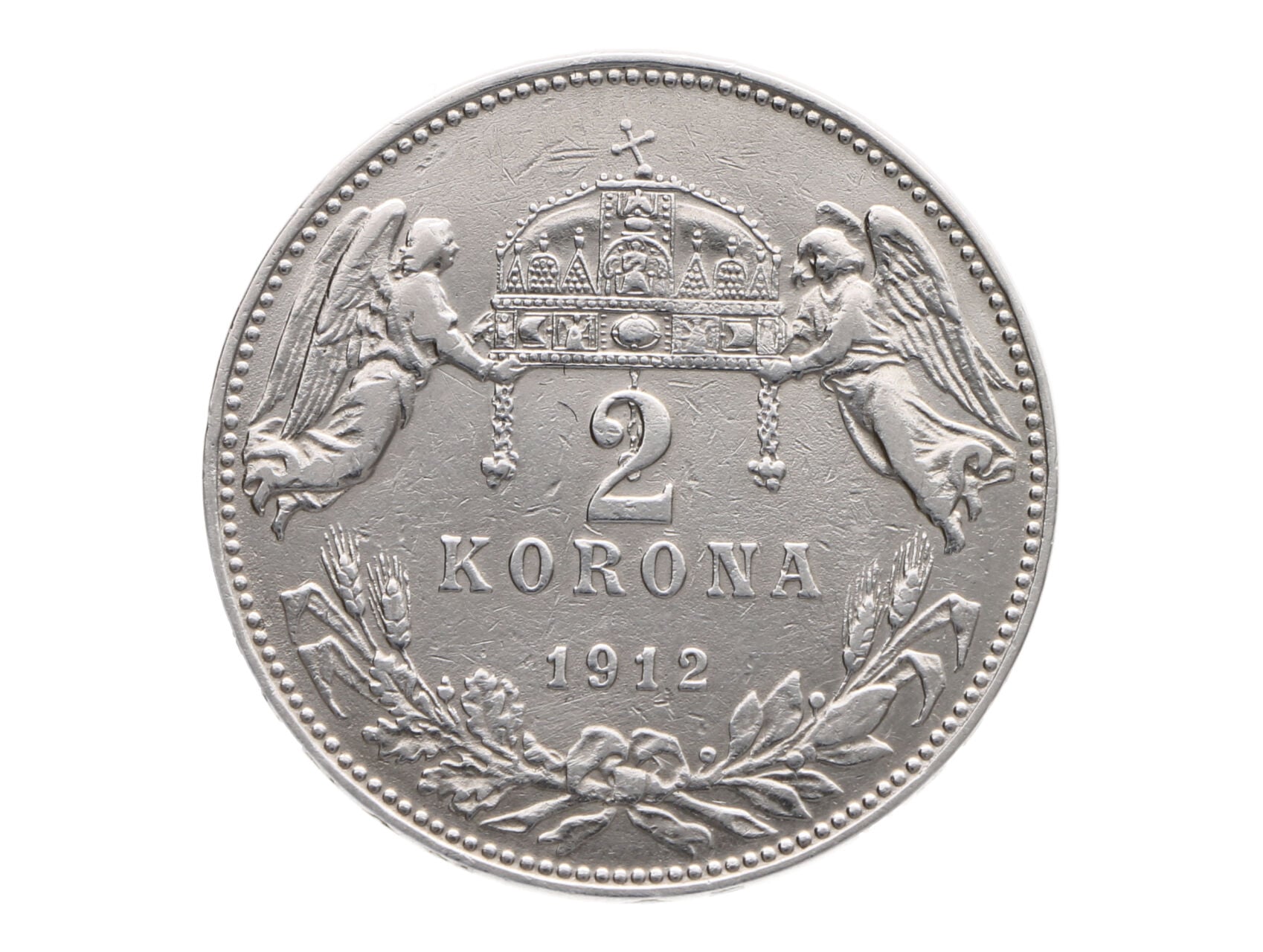 2 Korona 1912 K.B., leštěno_
