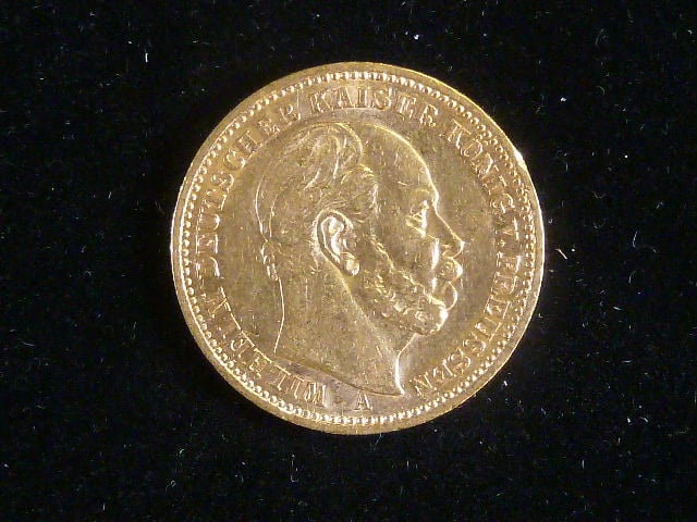 Prusko, Wilhelm I (1861-1888), 20 Mark 1887 A, J. 246