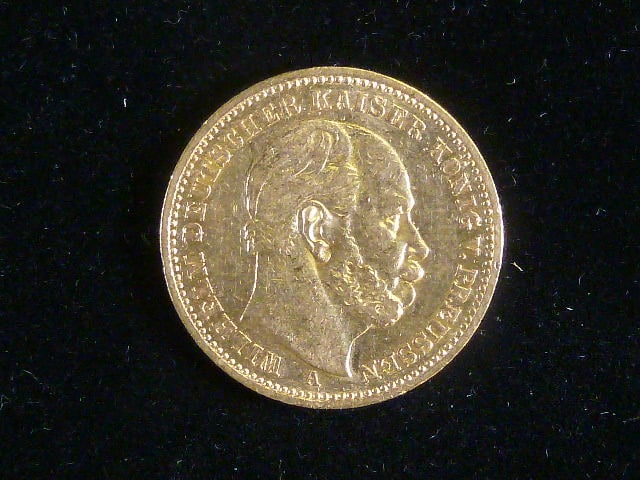 Prusko, Wilhelm I (1861-1888), 20 Mark 1883 A, J. 246