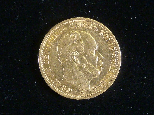Prusko, Wilhelm I (1861-1888), 20 Mark 1875 A, J. 246