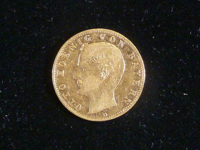 Bayern, Otto (1896-1913), 10 Mark 1898 D, J. 199