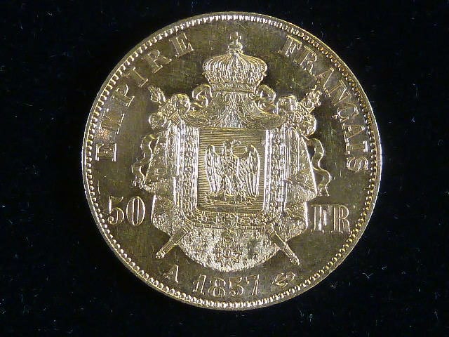 50 Frank 1857 A, KM 785.1