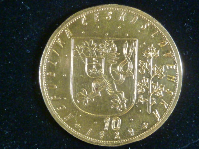 10 Dukát sv. Václav 1929, hrana