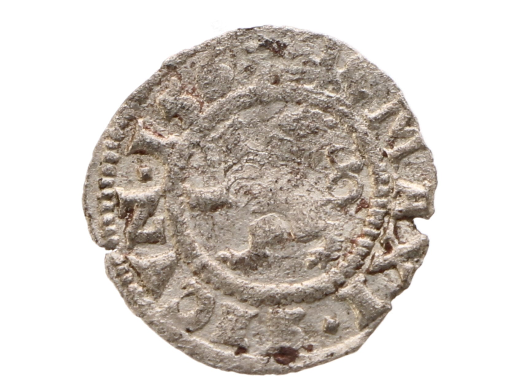 Bílý peníz 1565, jednostranný, Kutná Hora, 0,28 g., Hal.206_
