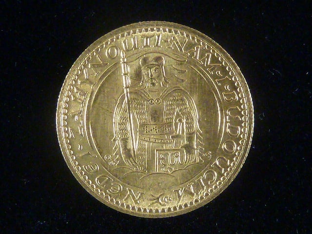 Dukát 1927 sv. Václav, náklad 25 774 kusů