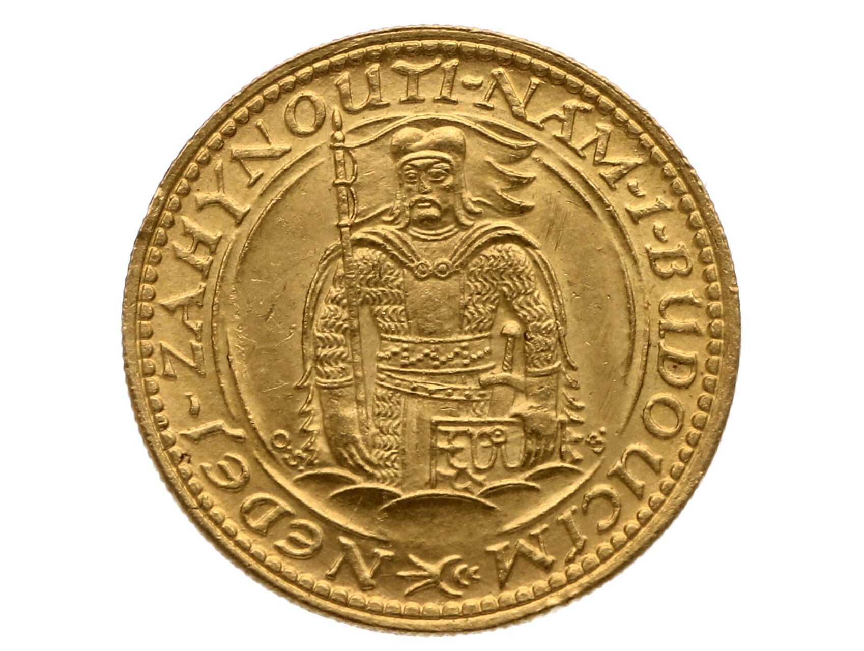 Dukát 1928 sv. Václav, náklad 18983 kusů_