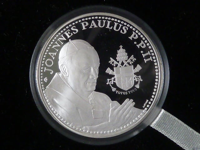medaile Joannes Paulus P.P.II., Ag 0,925, 31,1g