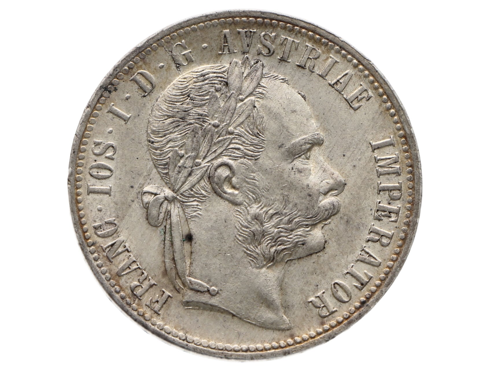 1 Zlatník 1879, ražební lesk_