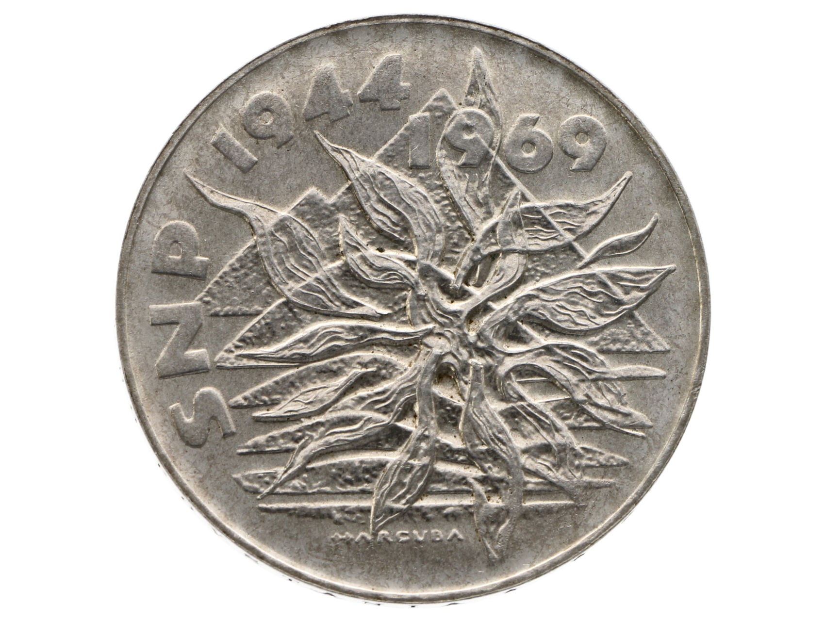 25 Kčs 1969 25. výročí Slovenského národního povstání_