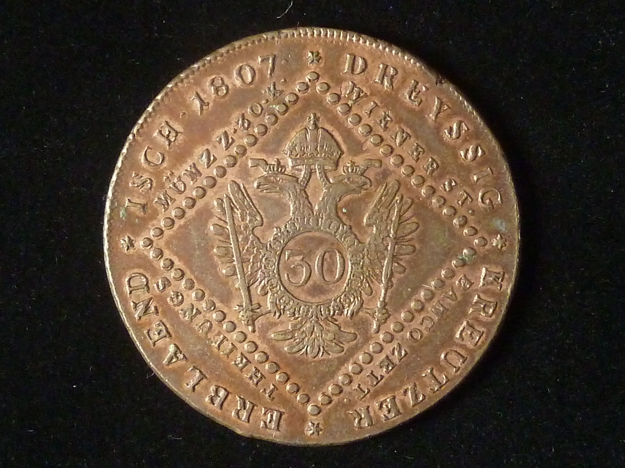 30 Krejcar 1807 B
