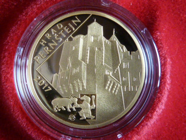 5000 Kč 2017 Hrady - Hrad Pernštejn, 1/2 OZ