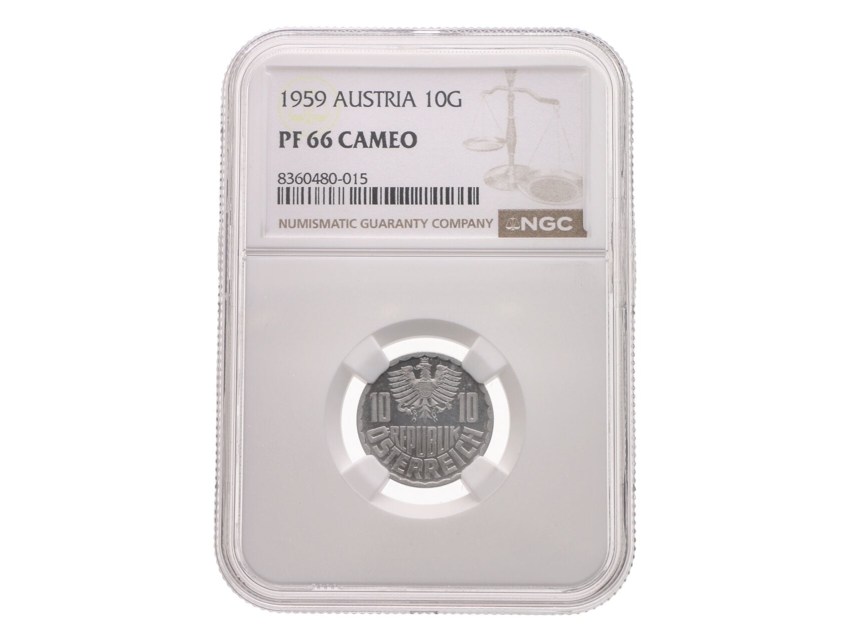10 Groš 1959, NGC PF66 CAMEO_