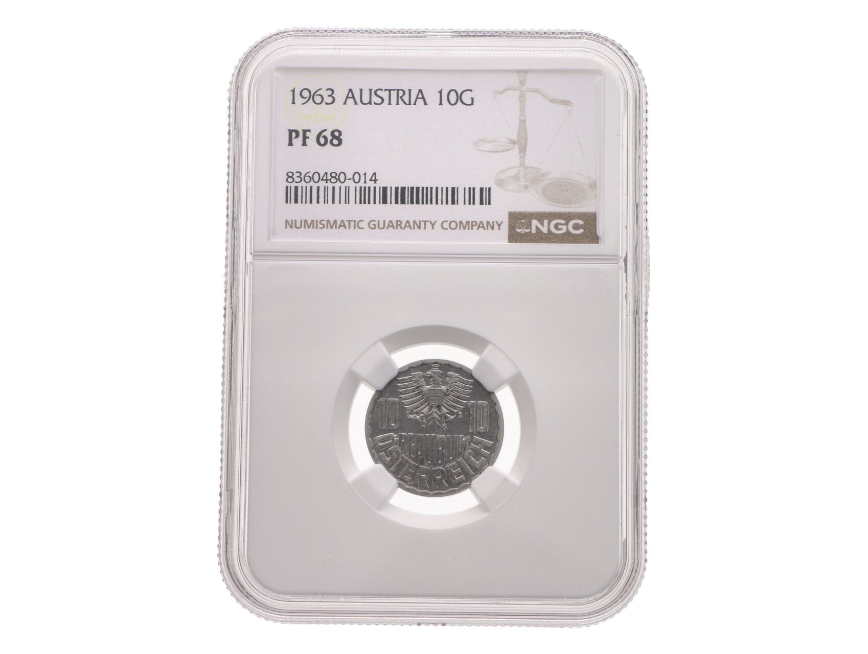 10 Groš 1963, NGC PF68_