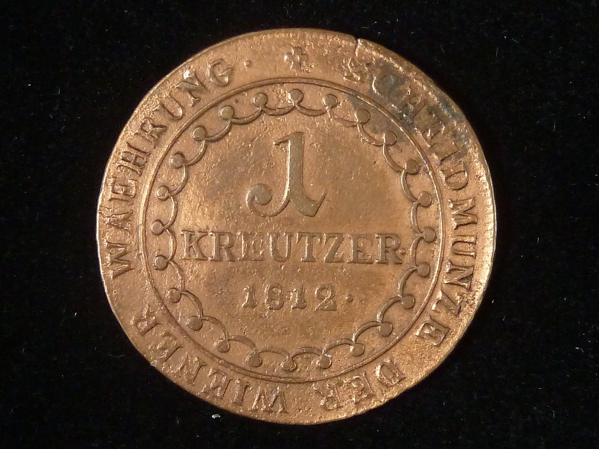1 Krejcar 1812 B