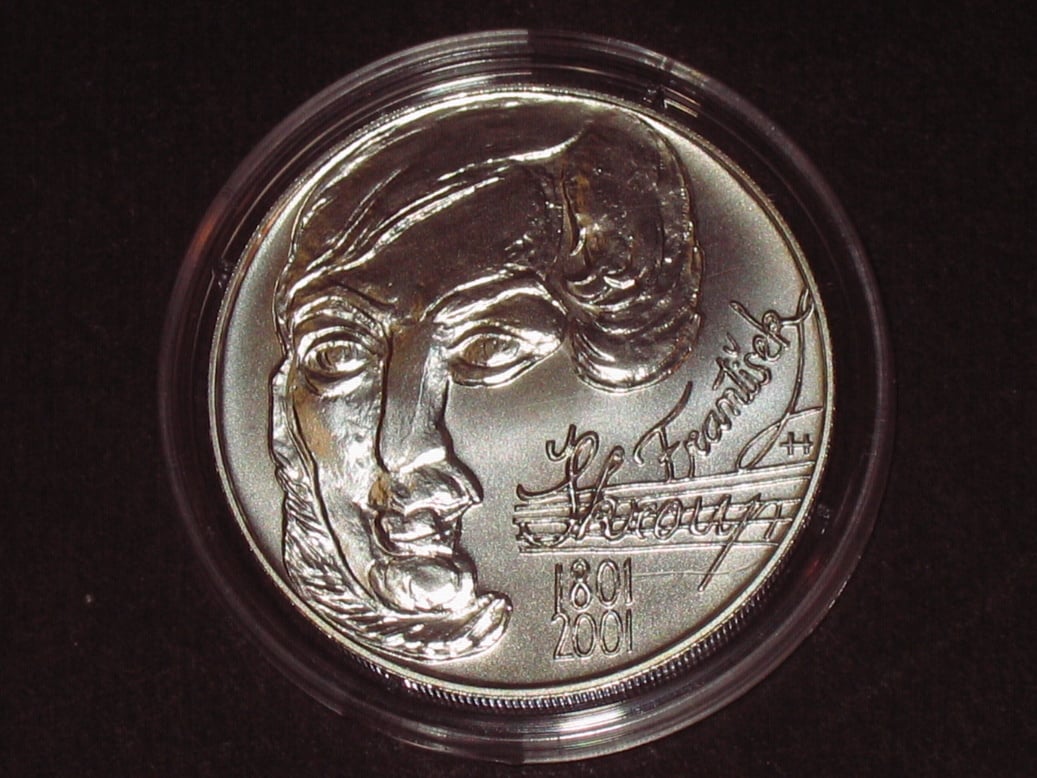 200 Kč 2001 200.výročí narození F.Škroupa