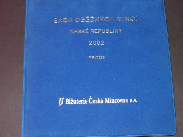 sada 2002 PROOF semišový obal