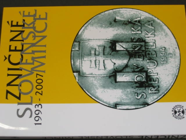 2009 oficielní sada zničených slovenských mincí