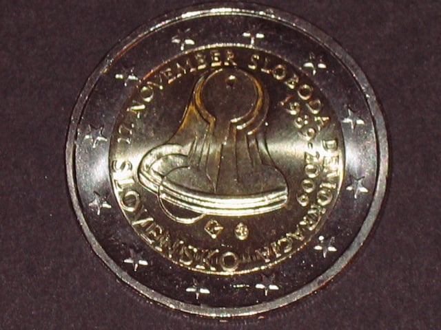 Slovensko 2 EUR 2009 pamětní - 17.listopad